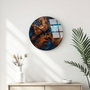 Wallity Reloj de pared decorativo de cristal Multicolor 40 cm